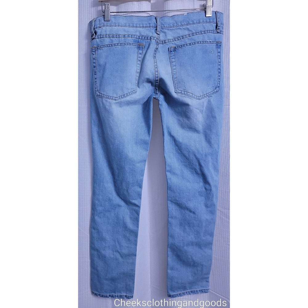 Rag & Bone Boyfriend The Dre Thrasher Distressed Light Wash Jeans Womens size 28 - Picture 5 of 8
